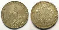 Tokens and Medals jeton rond en argent Royal tokens Université de Paris Messagers de l'Université jeton rond en argent MDCXCIX TTB/TTB+ -