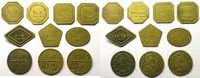 Tokens and Medals Mining Numismatics Sain-Bel P.F. Perret Frères (1860 -1872) 10 jetons TB+ à SUP -