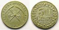 Tokens and Medals Mining Numismatics Littoral Deuxième Lot 50 CENTes Lt argenté, R 20mm lettre O SUP -