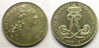 Tokens and Medals jeton rond en argent Royal tokens Domaines du Roi Trésorerie Générale des Dépenses Diverses Louis XVI jeton rond en argent SUP -