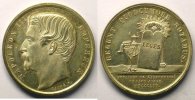 Tokens and Medals Jeton rond en argent Numismatique du Notariat français (jetons de Notaires) Laon Jeton rond en argent Napoléon III SUP -