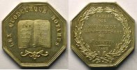 Tokens and Medals Jeton Numismatique du Notariat français (jetons de Notaires) Saint-Quentin Jeton octogonal en argent SUP -