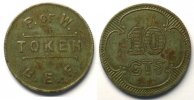 Tokens and Medals Token Tokens of Messes and Military Circles Forces alliées Token B.E.F. (British Expeditionary Forces) 10 Cts Fe, R 24mm TTB -