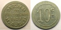 Tokens and Medals Tokens of Messes and Military Circles 112° Régiment d'Artillerie Lourde Elie 10.2 10 c Al,R 24 mm TTB -