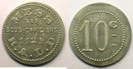 Tokens and Medals Tokens of Messes and Military Circles 112° Régiment d'Artillerie Lourde Elie 10.2 10 c Al,R 24 mm SUP -