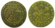 Tokens and Medals Jeton Royal tokens Louis XIII (1610-1643) Jeton en cuivre 25mm sans date TB+ -