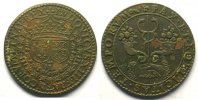 Tokens and Medals Jeton Royal tokens Louis XIII (1610-1643) Jeton en cuivre 27mm sans date TB+/TTB -
