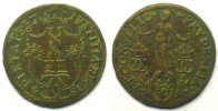 Tokens and Medals Jeton Royal tokens Charles IX (1560-1574) Jeton en cuivre 26mm sans date TB+ -