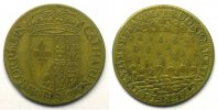 Tokens and Medals jeton Royal tokens Catherine de Médicis, régente (1559-1589) jeton en cuivre 27,5mm TTB -