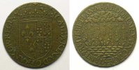 Tokens and Medals jeton Royal tokens Catherine de Médicis, régente (1559-1589) jeton en cuivre 27,5mm TB+ -