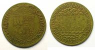Tokens and Medals jeton Royal tokens Catherine de Médicis, régente (1559-1589) jeton en cuivre 27,5mm TB+ -