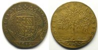 Tokens and Medals Jeton Royal tokens Bourgogne Jeton des Etats en cuivre 1680 TB+ -
