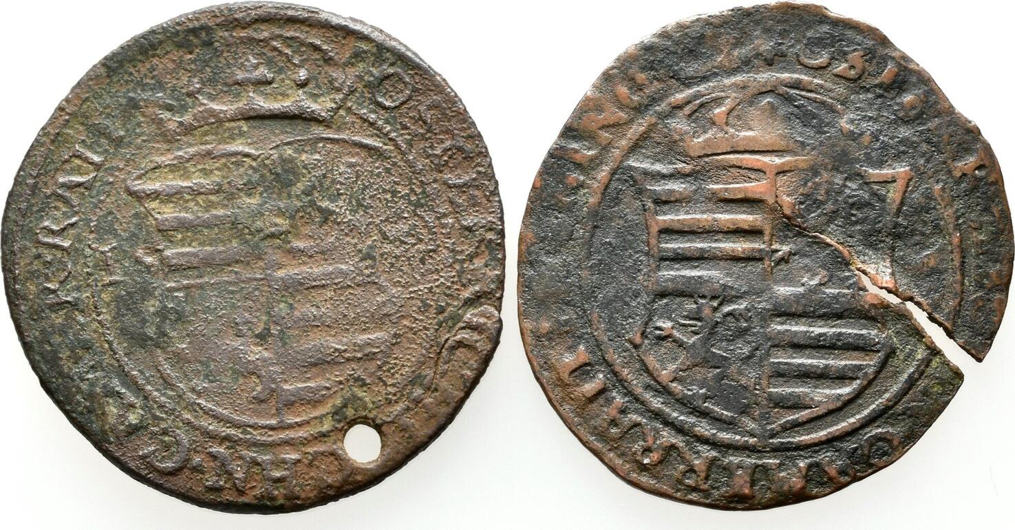 ÖSTERREICH Rechenpfennig 16. Jhd Lot 2 Stück: FERDINAND I ...