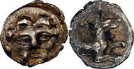 Ancient Greek Obol Lykaonia, Laranda AR Obol - Forepart of Wolf -