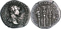 Roman Empire Denarius Trajan AR Denarius – Legionary Eagle Between Two Standards -