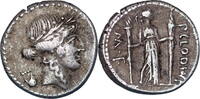 Roman Republic Denarius P. Clodius Denarius AR Denarius – Diana Standing -