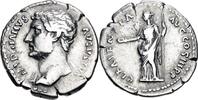 Roman Empire Denarius Hadrian AR Denarius – CLEMENTIA AVG (Extremely Rare Left Facing Bust) -