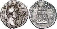 Roman Empire Denarius Divus Antoninus Pius – CONSECRATIO (Struck Under M. Aurelius) -
