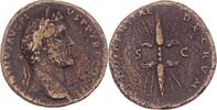 Roman Empire Sestertius Antoninus Pius AE Sestertius – PROVIDENTI-AE DEORVM -