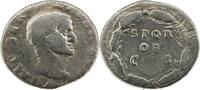 Roman Empire Denarius Galba AR Denarius – S P Q R in Oak Wreath -
