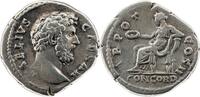 Roman Empire Denarius Aelius Caesar AR Denarius – CONCORD (Struck under Hadrian) -