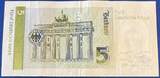 Deutschland BRD 5 Deutsche Mark 1991 5 DM Banknote gebraucht