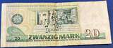 1975 20 Mark der DDR Banknote VF