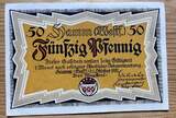 Westfalen 50 Pfennig 1921 Notgeld der Stadt Hamm AU-