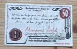 Thüringen 50 Pfennig 1921 Notgeld der Stadt Mühlhausen AU-