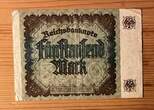 Weimarer Republik 5000 Mark Inflation von 1919/1924 - 2.12.1922 IV