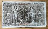 Kaiserreich 1000 Mark Reichsbanknote - 21.04.1910 VF