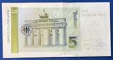 Deutschland BRD 5 Deutsche Mark 1991 5 DM Banknote AU-