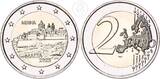 Malta 2 Euro 2025 Stadt Mdina CH UNC in Coin Card