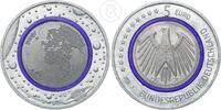 Deutschland BRD 5 Euro Blauer Planet Erde - mit Polymerring -
