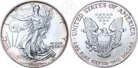 USA 1 Dollar 1 Unze Silber American Eagle - Vereinigte Staaten von Amerika 1 oz Silber -