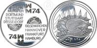 Silbermedaille Fußball WM 1974 - BRD -