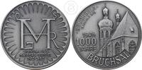 Silbermedaille 1000 Jahre Bruchsal -