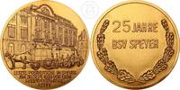 Deutschland Bronzemedaille 25 Jahre BSV Speyer - vergoldet -