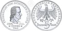 Deutschland BRD 5 DM Schiller -