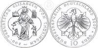 Deutschland BRD 10 Euro 10 € Gedenkmünze - 800. Geburtstag Elisabeth von Thüringen -