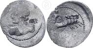 Römische Republik Denar C. Licinius L. f. Macer - Rom - Republikanische Prägungen -