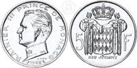 Monaco 5 Francs Rainier III Prinz von Monaco -