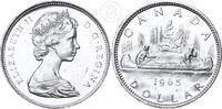 Kanada 1 Dollar Indianer - Boot Elizabath II. -