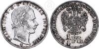 Österreich 1/4 Florin 1/4 Gulden Österreich Ungarn - Kaiser Franz Joseph I. 1848-1916 -