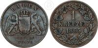 Baden 1 Kreuzer Friedrich I. 1856-1907 -