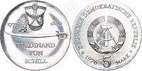 Deutschland DDR 5 Mark Ferdinand von Schill -