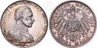 Deutsches Kaiserreich - Preussen 2 Mark Kaiser Wilhelm II in Uniform - 2 Reichsmark zum 25-jährigem Regierungsjubiläum -