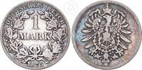 Deutsches Kaiserreich 1 Mark 1 Reichsmark - kleiner Adler -