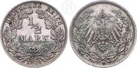 Deutsches Kaiserreich 1/2 Mark 1/2 Reichsmark -