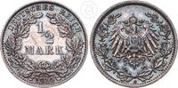 Deutsches Kaiserreich 1/2 Mark 1/2 Reichsmark -